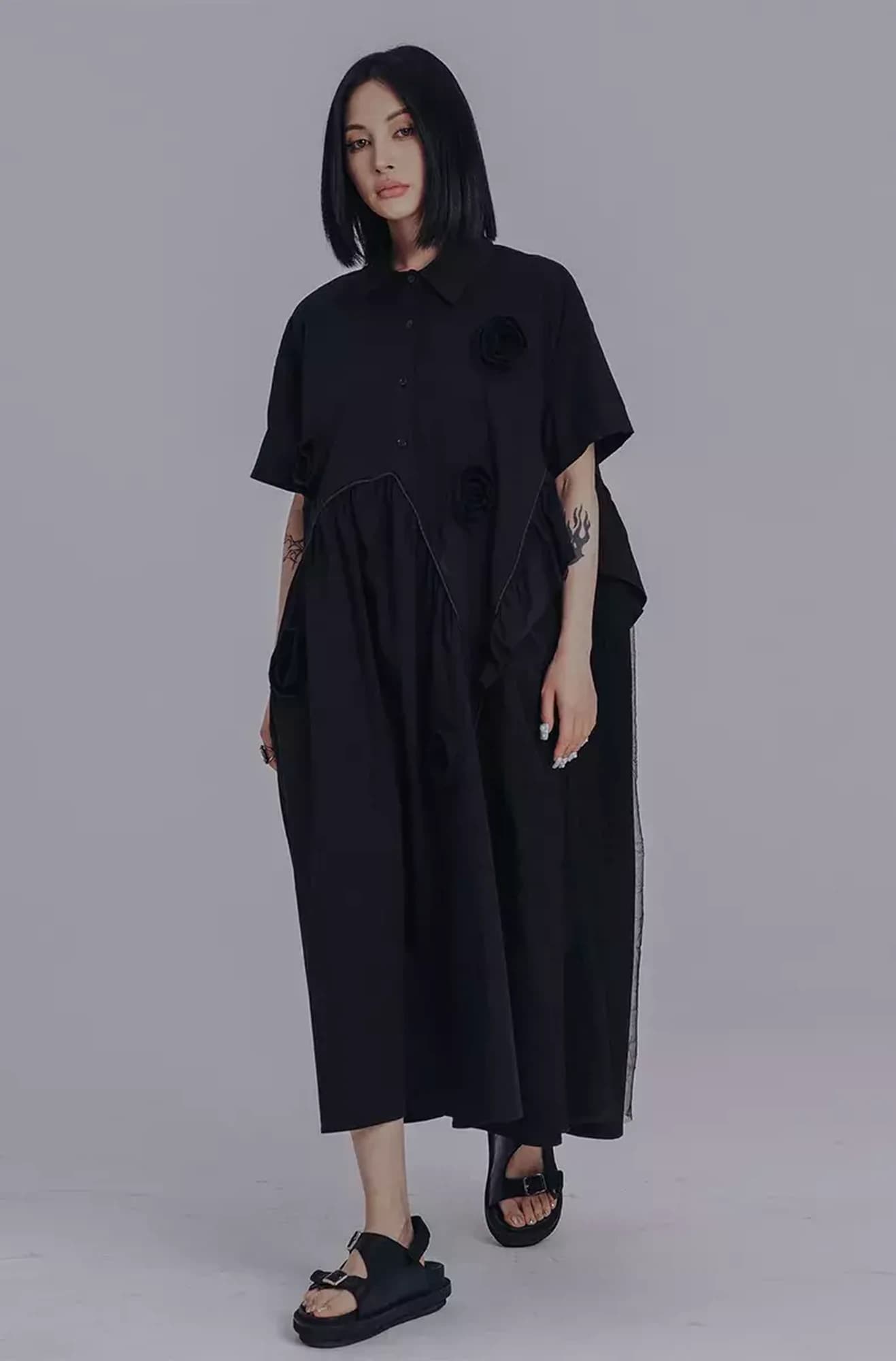 Свободное женское платье «ROUSY» — 1