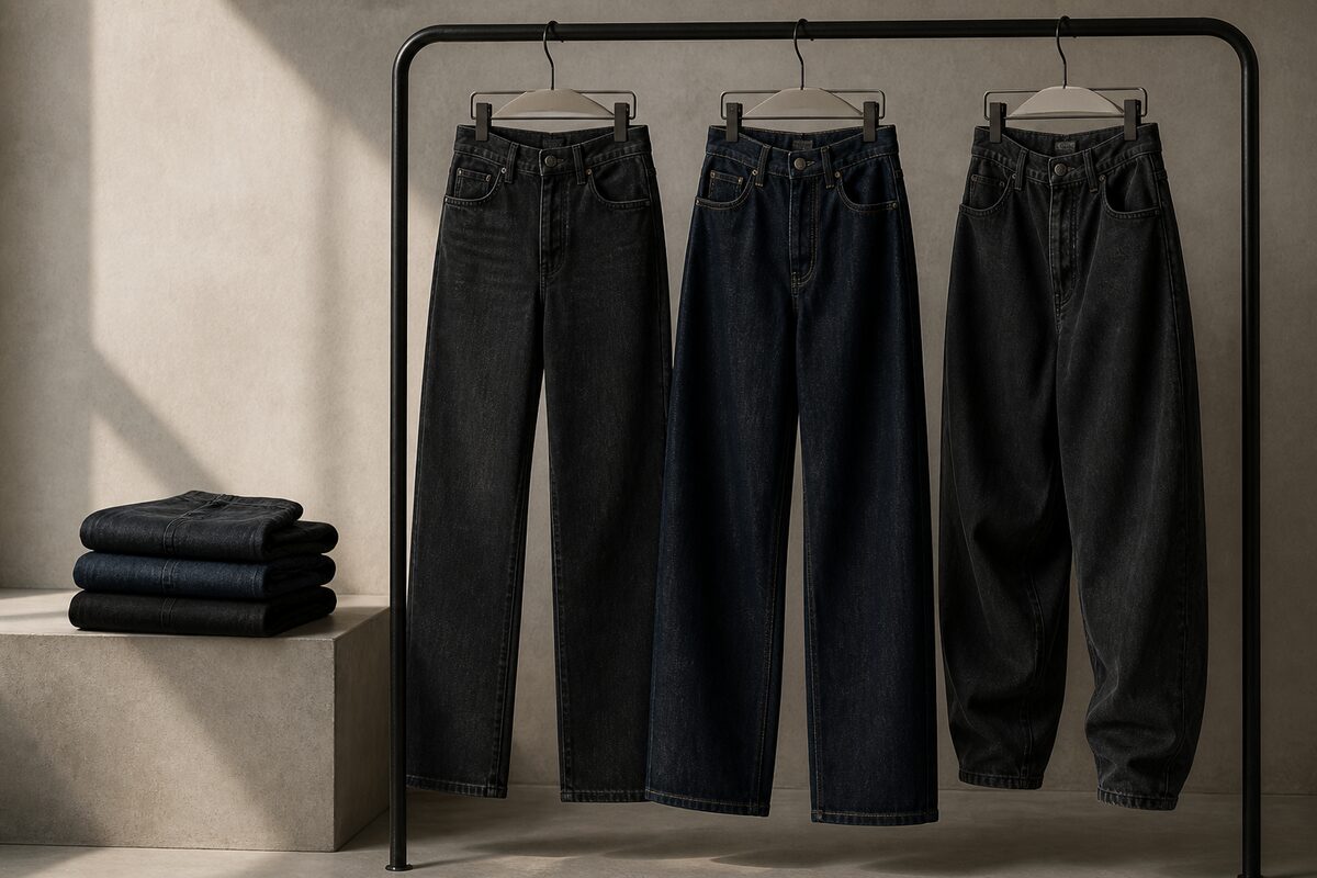 Обложка статьи «Прямые, wide или slouchy: какие джинсы визуально стройнят»