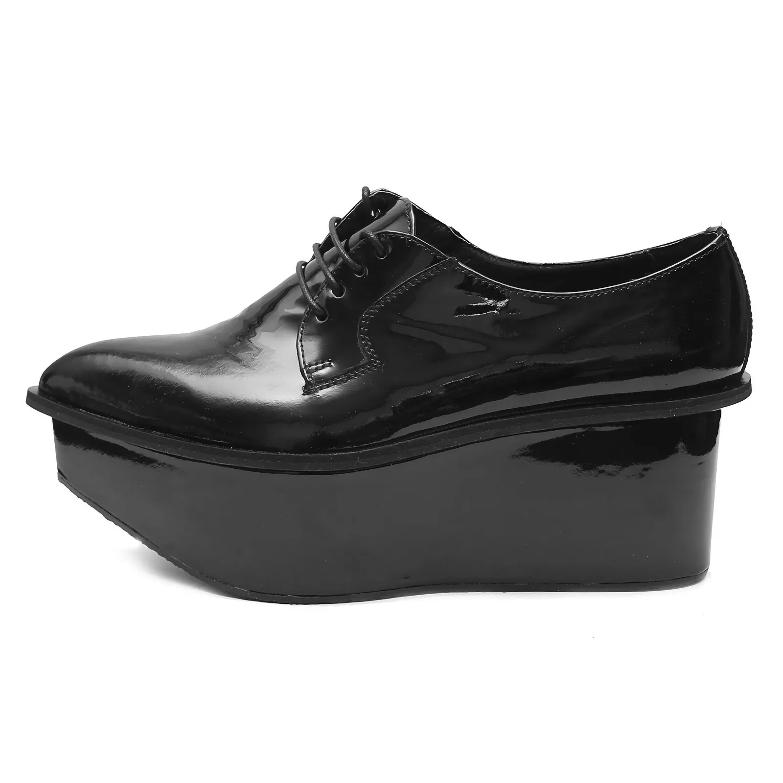 Ботинки «STRELA PLATFORM LAK BL» — 2