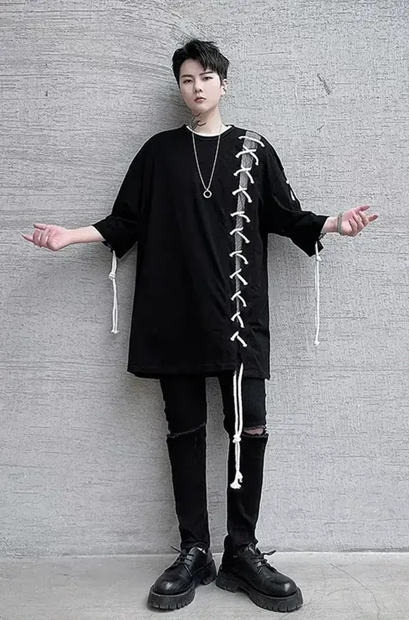 Футболка оверсайз «KNIT»