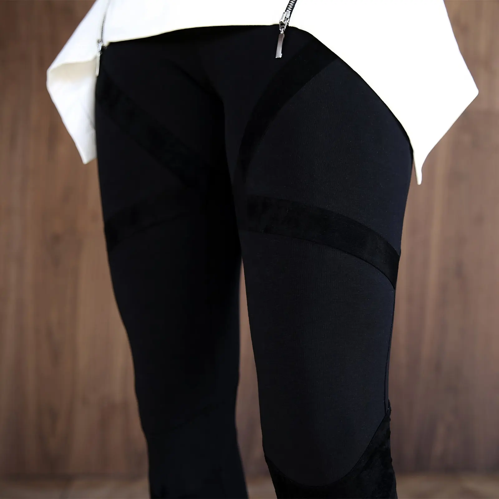 Леггинсы «Bandage Total Black» — 4