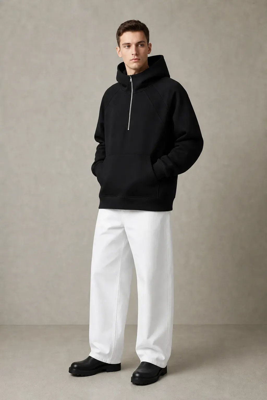 Men's «ZIP» zip hoodie — 5