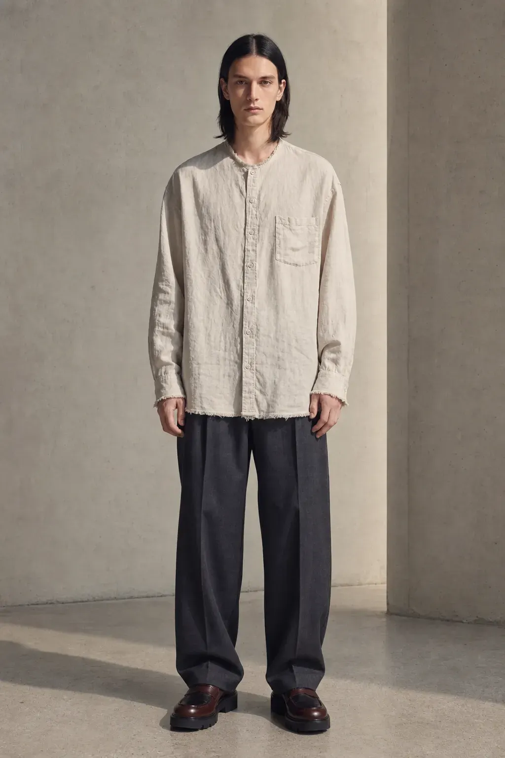 Men's «FERMO» linen shirt