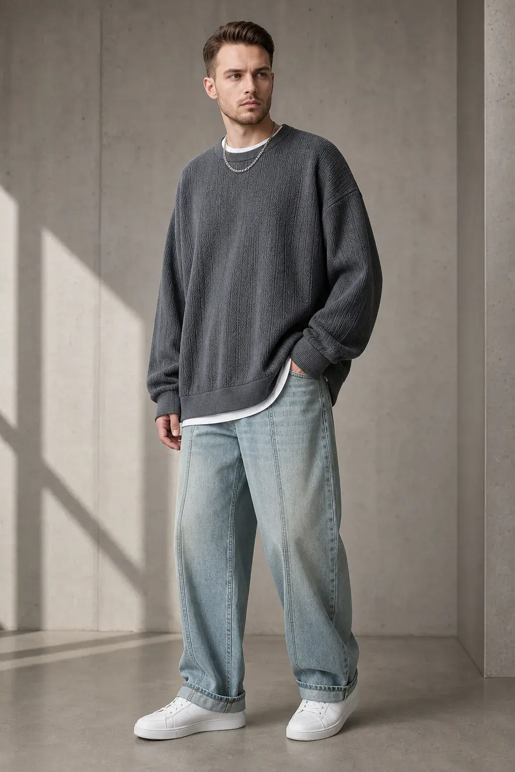 Men's «UZOR» long sleeve top — 5