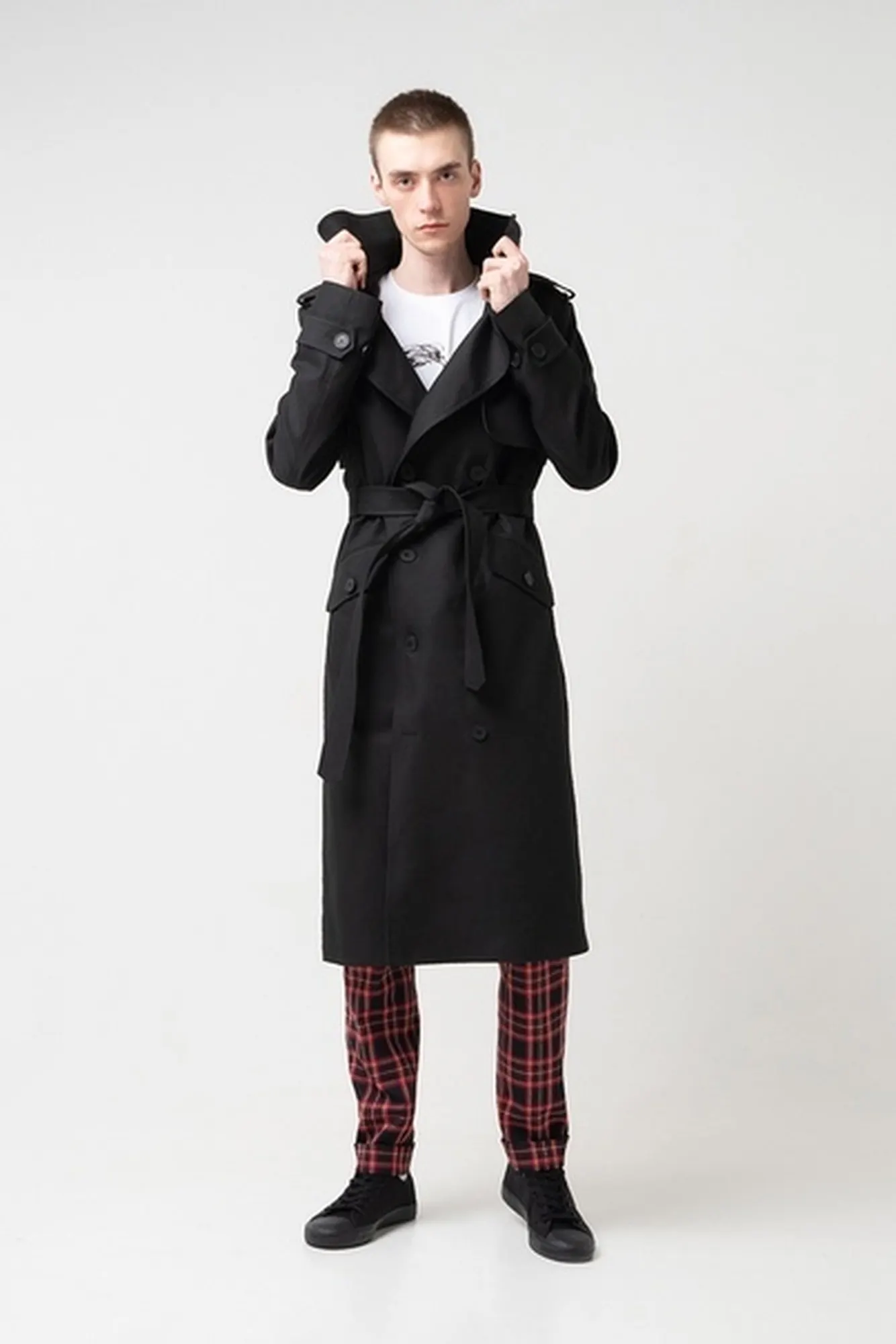 Плащ «G.D.F.T.m Black» — 2