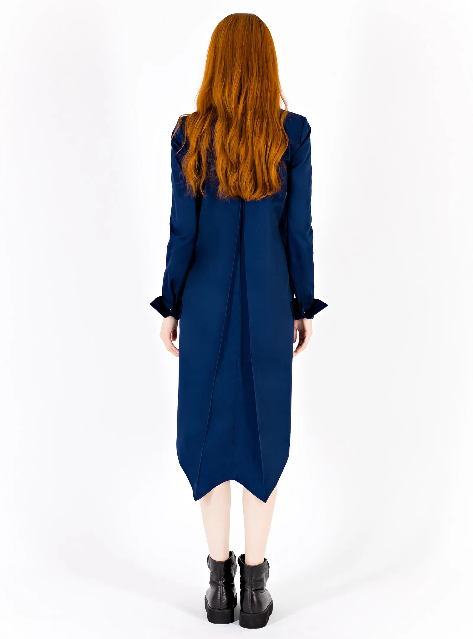 Платье-рубашка "L.R. Darkblue" — 5