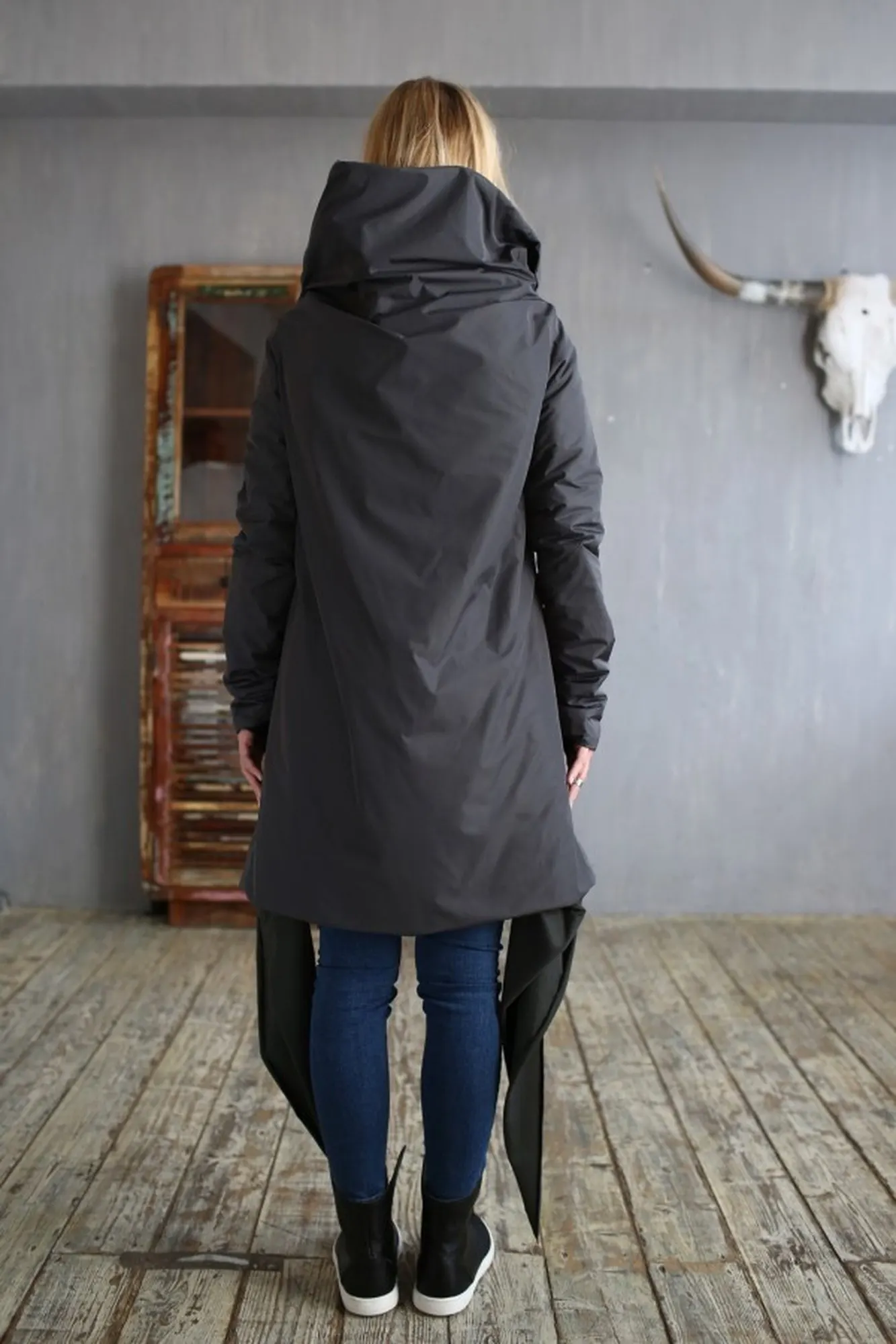 Пуховик «Wrap Anthracite» — 9