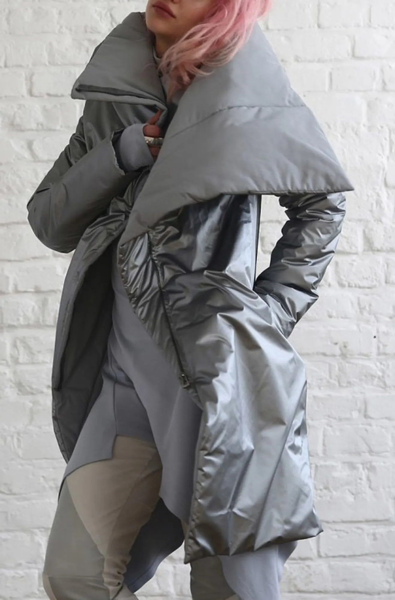 Пуховик «Wrap Silver»