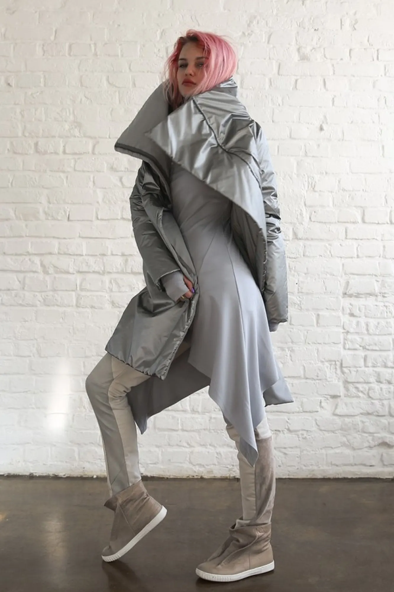 Пуховик «Wrap Silver» — 9