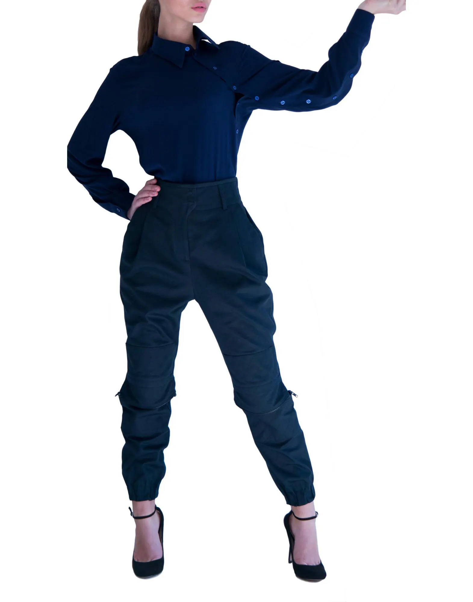 Рубашка "Oblique collar" — 3