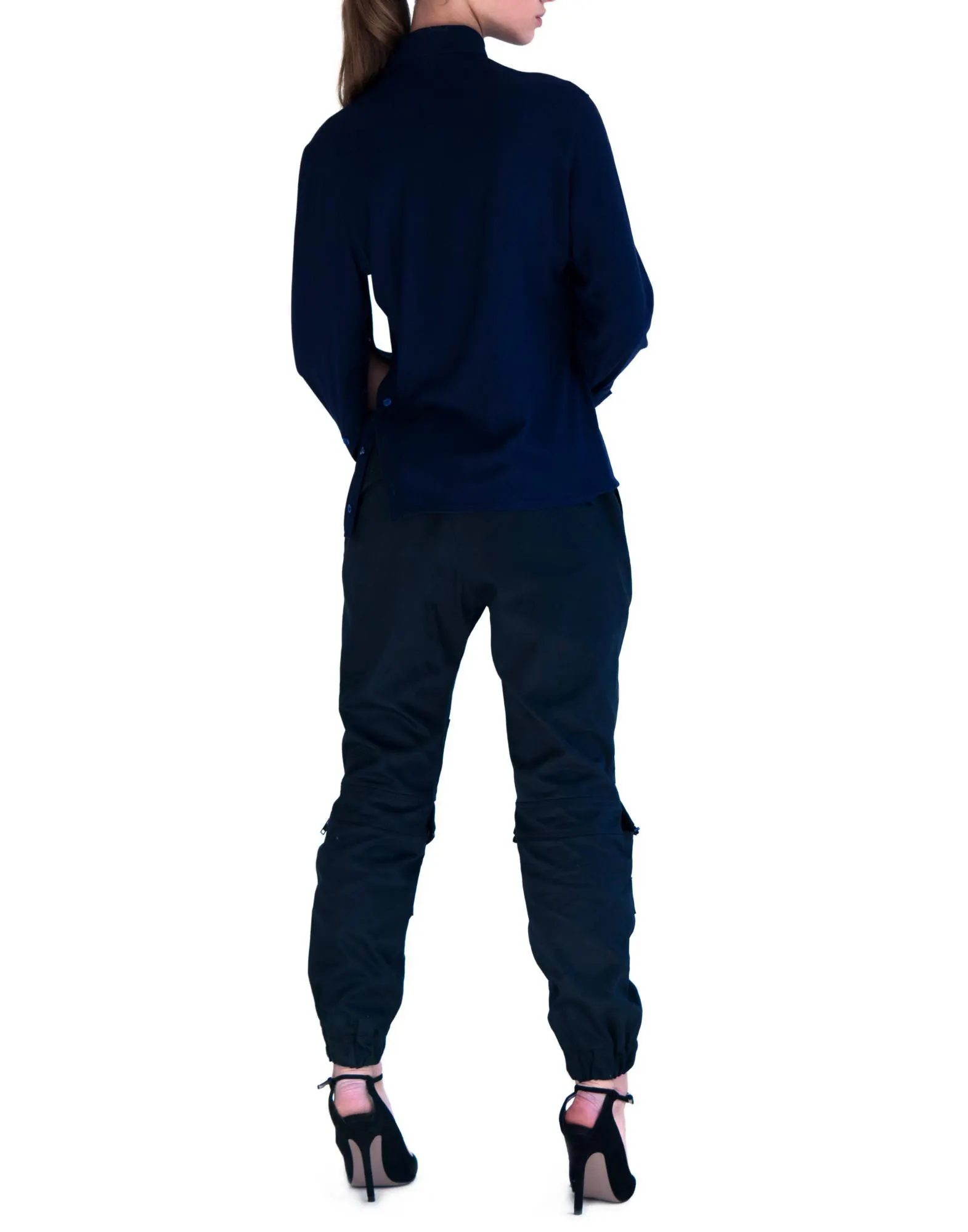 Рубашка "Oblique collar" — 7