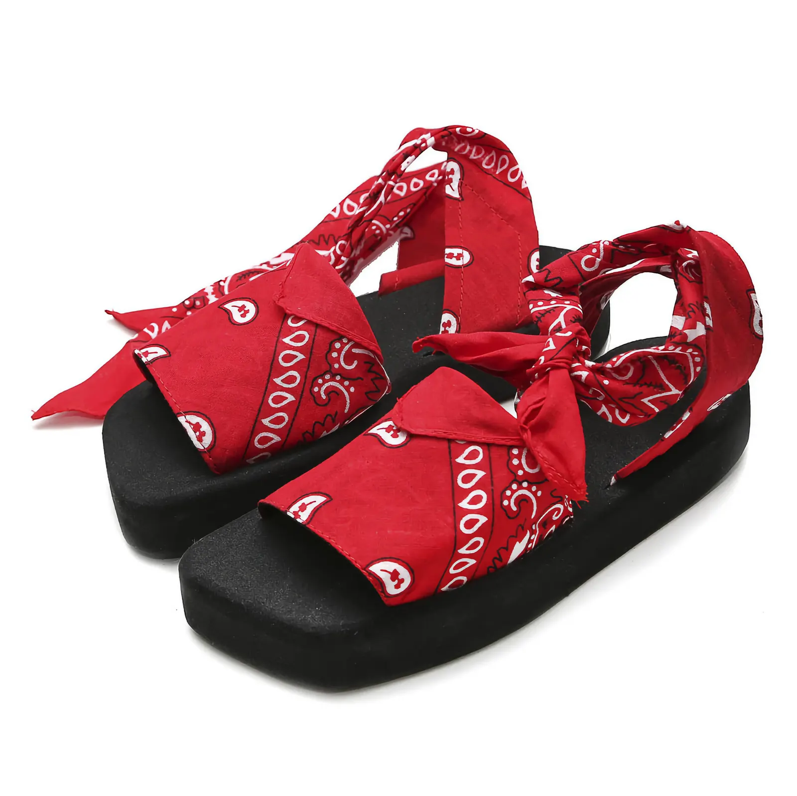 Сандалии «BANDANA RED» — 4
