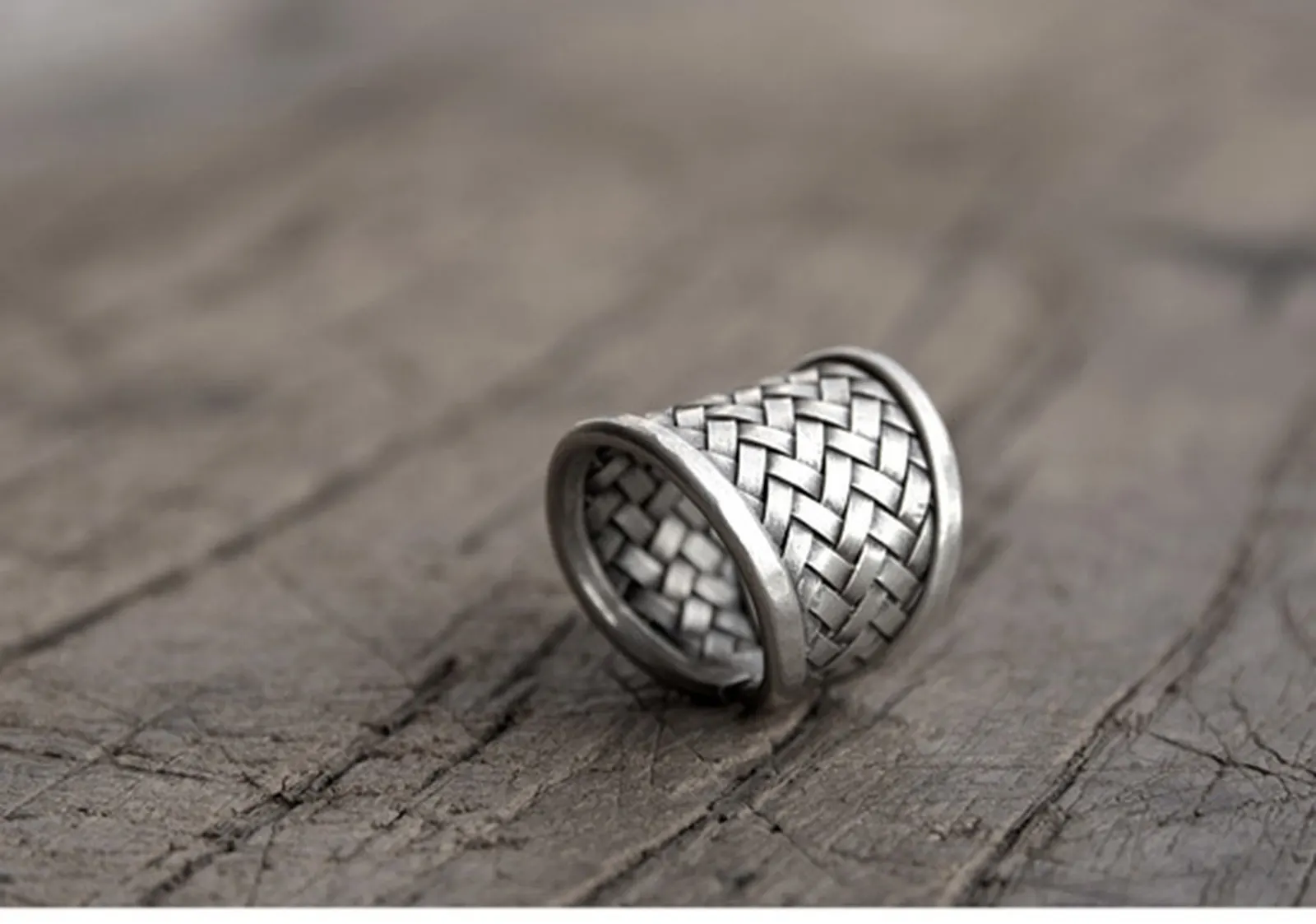 Серебряное кольцо I Want "Переплет" — 5