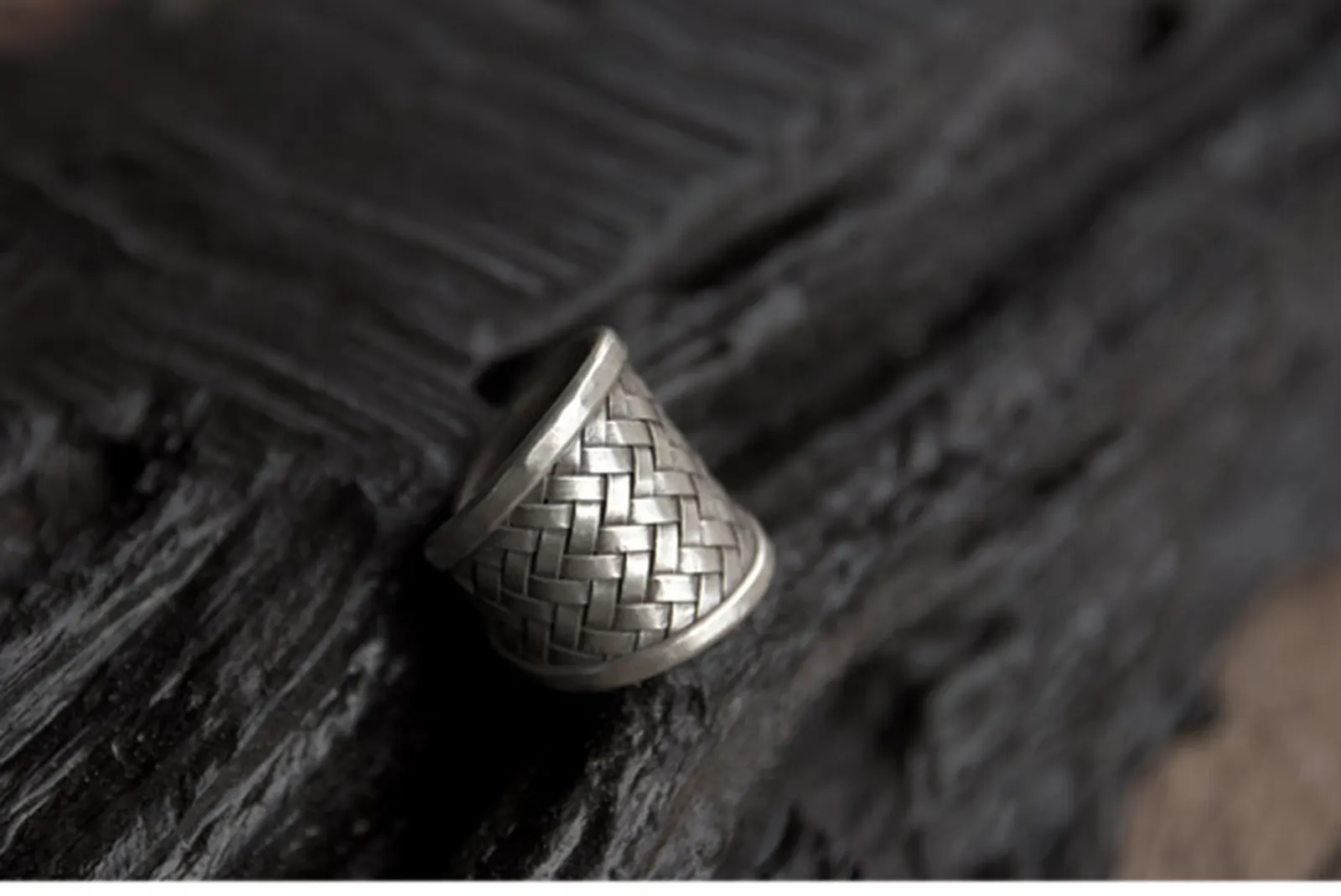 Серебряное кольцо I Want "Переплет" — 7