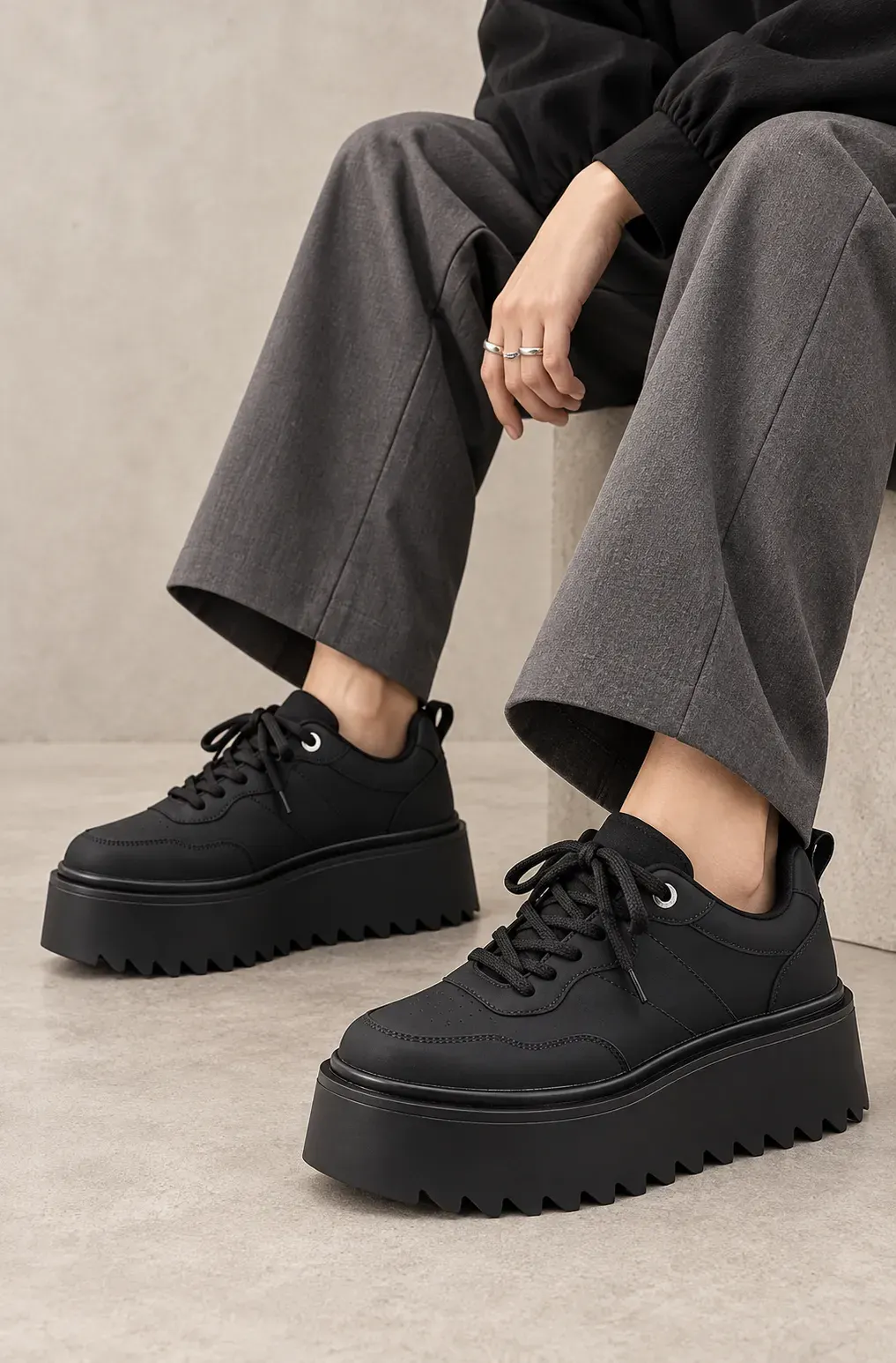 «THREE» platform sneakers — 5
