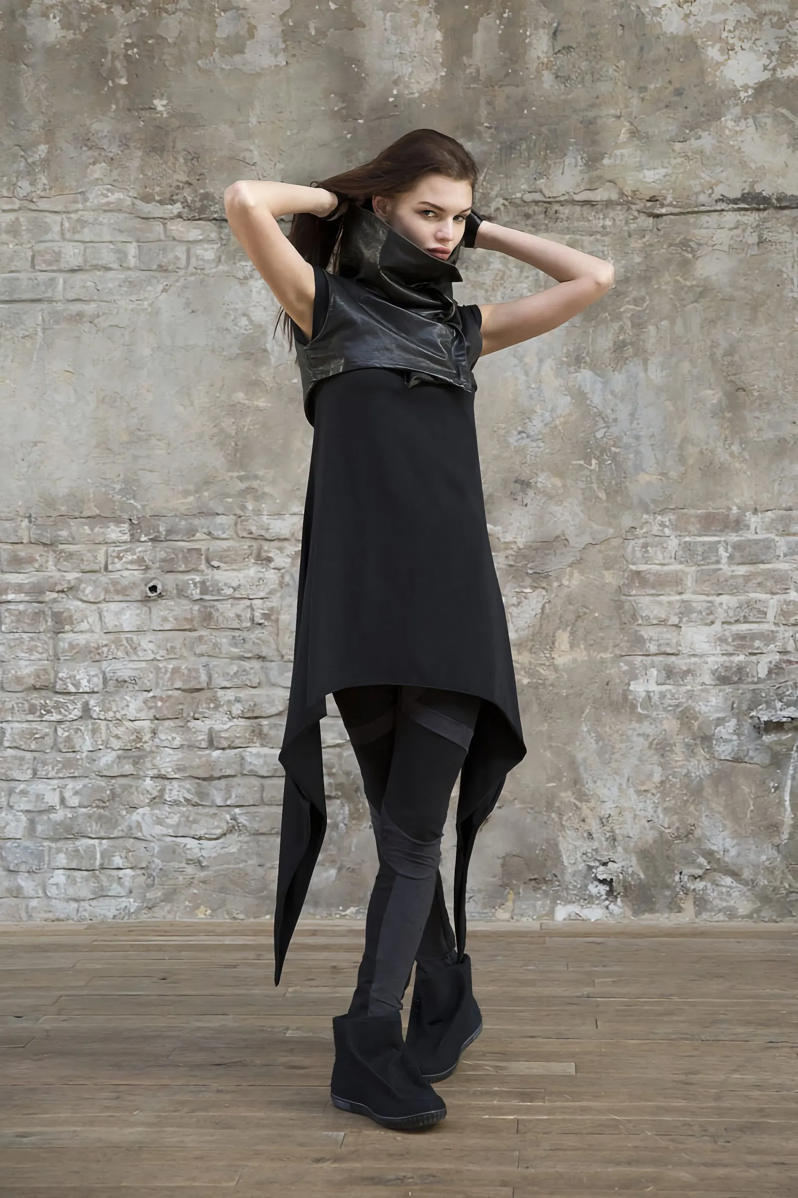 Туника «Eva Cut Black» — 2