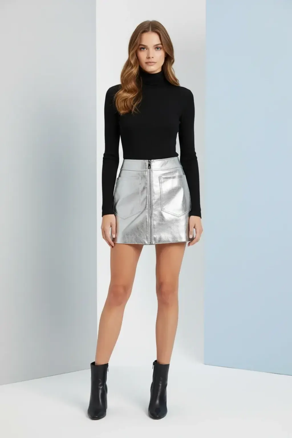 Women's patent «BRAIT» skirt — 4