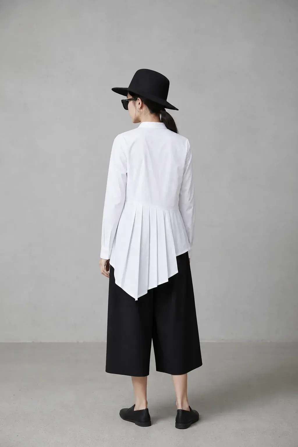 Women's pleated «SIMPLE» shirt — 2