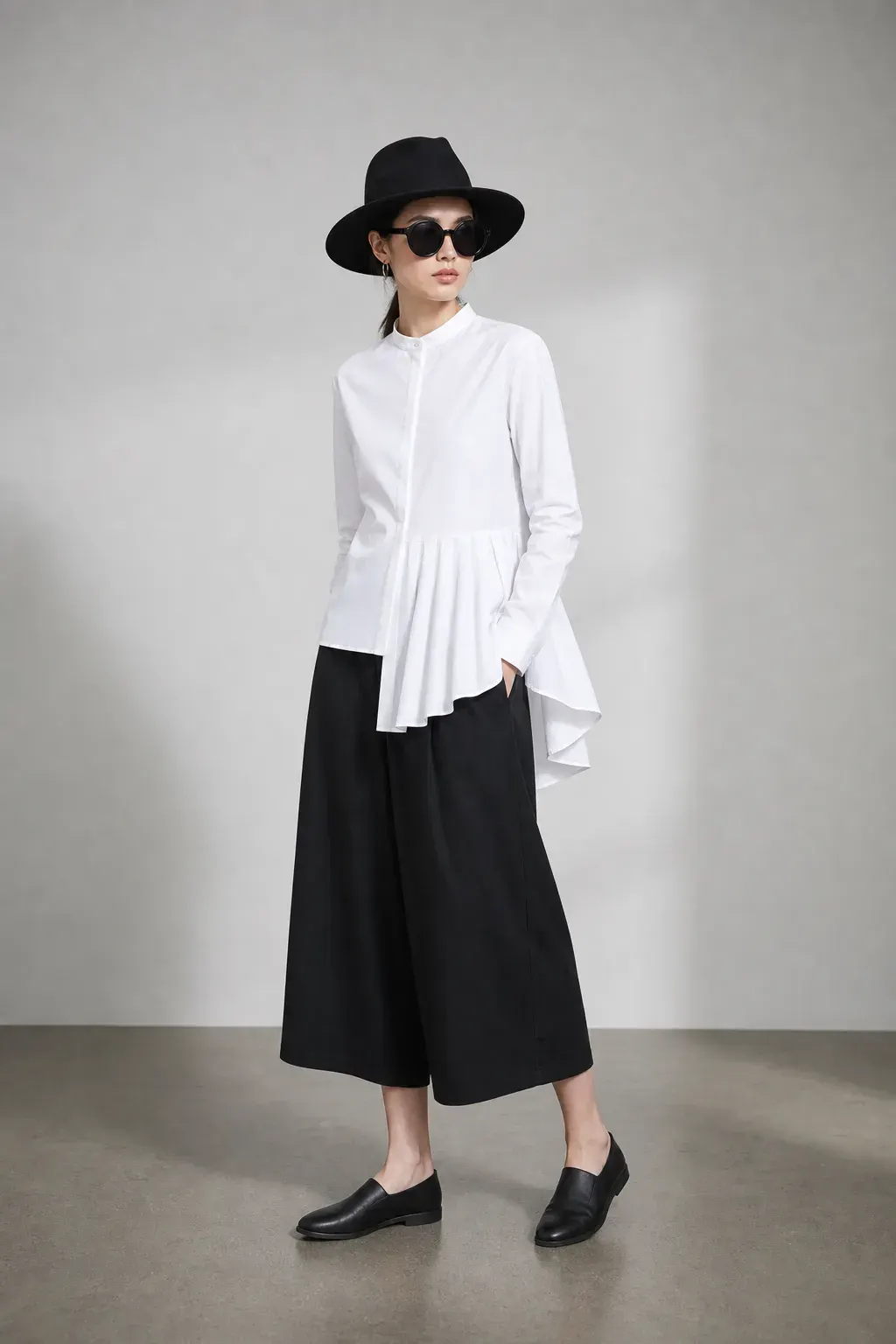 Women's pleated «SIMPLE» shirt — 5