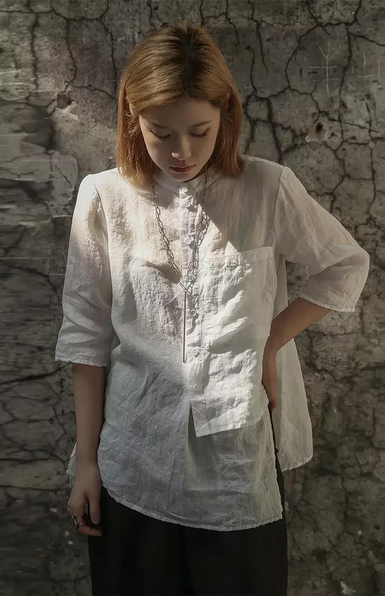 Женская рубашка из льна «TRESA» — 4