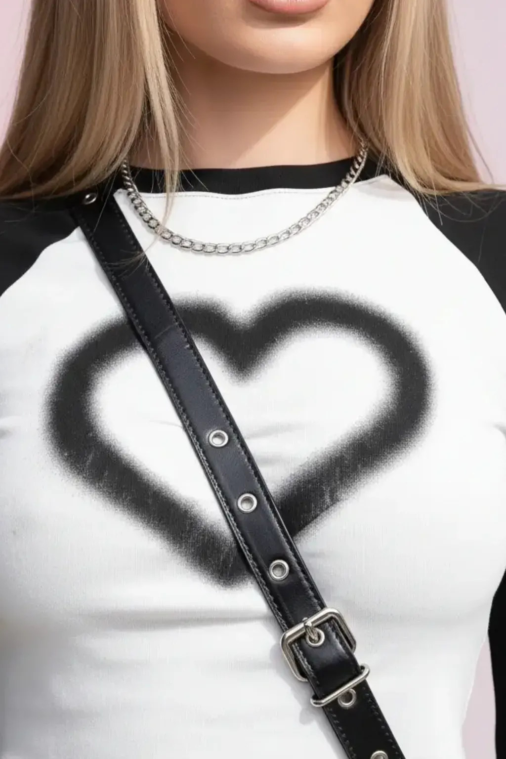 Женский топ с сердцем «HEARTY» — 4
